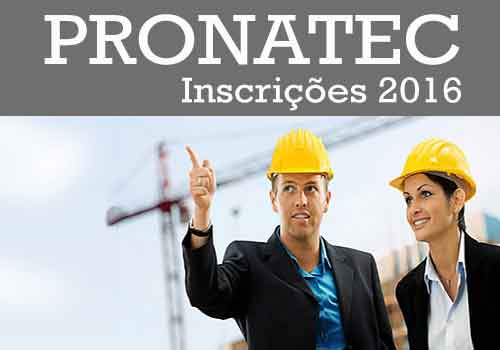 Inscrições Pronatec 2016 Inscrições Pronatec 2016
