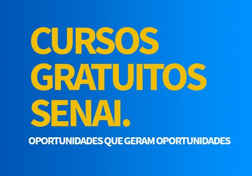 Senai cursos online gratuitos 2016