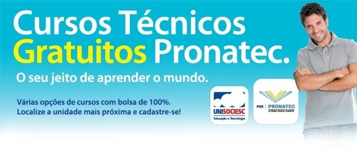 Pronatec Inscrições 2019