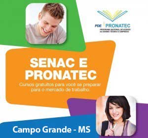 Pronatec Campo Grande MS 2016