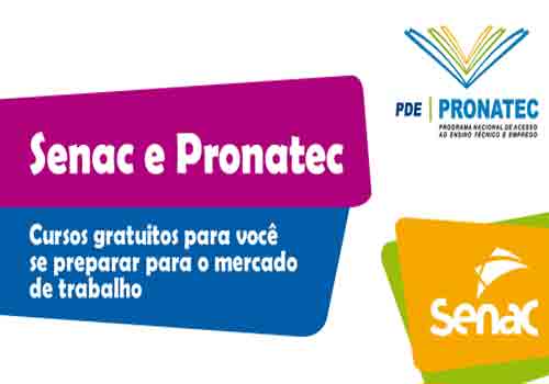 Inscrições Senac 2018/2