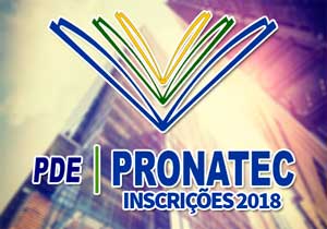 Inscrições Pronatec 2018