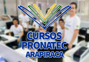 Cursos Pronatec Arapiraca 2018