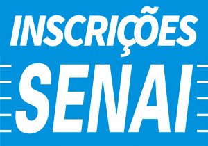 Inscrições SENAI 2019