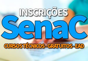 Inscrições SENAC 2019