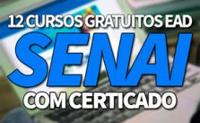 12 Cursos Gratuitos SENAI EAD