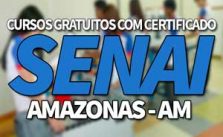 Cursos Gratuitos SENAI AM 2019 com Certificado