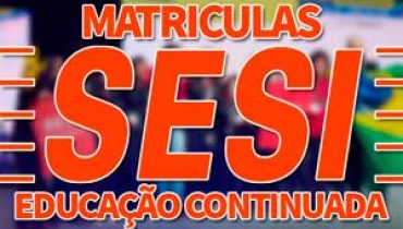 Matriculas SESI 2019