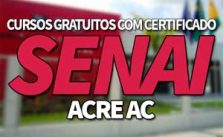 SENAI Cursos Gratuitos AC 2019