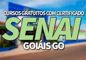 SENAI Cursos Gratuitos GO 2019