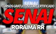 SENAI Cursos Gratuitos RR 2019