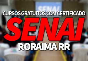 SENAI Cursos Gratuitos RR 2019