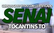 SENAI Cursos Gratuitos TO 2019