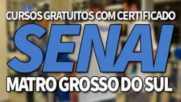 SENAI MS Cursos Gratuitos 2019