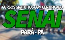 SENAI PA Cursos Gratuitos 2019