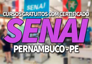 SENAI PE Cursos Gratuitos 2019