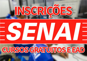 Inscrições SENAI 2019