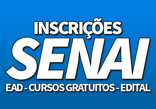 Inscrições SENAI 2020