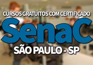 SENAC Cursos Gratuitos SP 2019