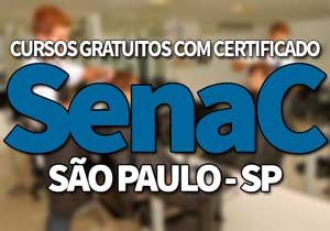 SENAC Cursos Gratuitos SP 2019