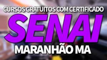 SENAI Cursos Gratuitos MA 2019