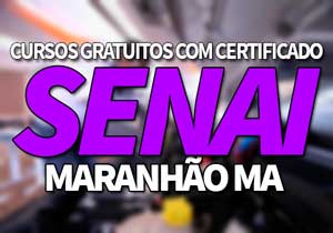 SENAI Cursos Gratuitos MA 2019