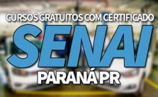 SENAI Cursos Gratuitos PB 2019