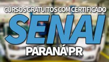 SENAI Cursos Gratuitos PB 2019