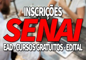 Inscrições SENAI 2019