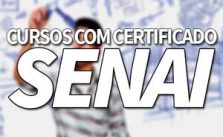 Cursos SENAI com Certificado MEC