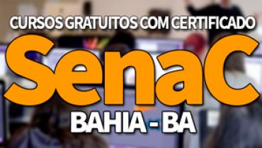 SENAC Cursos Gratuitos BA 2019