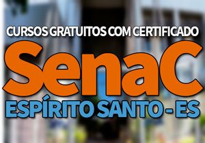 SENAC Cursos Gratuitos ES 2019