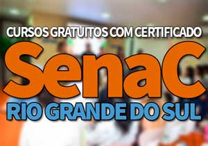 SENAC Cursos Gratuitos RS 2019