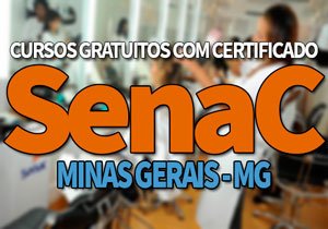 SENAC MG Cursos Gratuitos 2019