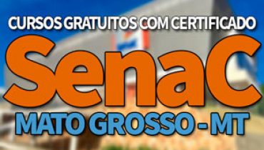 SENAC MT Cursos Gratuitos 2019