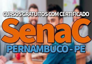 SENAC PE Cursos Gratuitos 2019