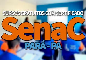 SENAC PA Cursos Gratuitos 2019