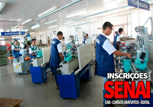 Inscrições SENAI 2020