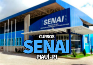 Cursos SENAI PI 2020