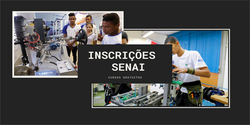 Inscrições SENAI 2021