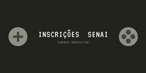 Inscrições SENAI 2021