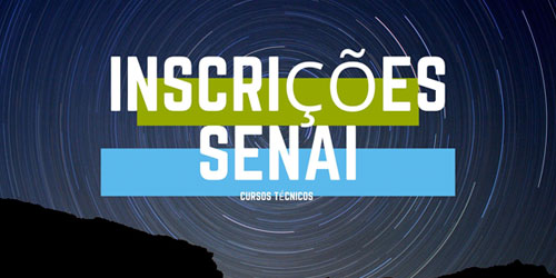 Inscrições SENAI 2021