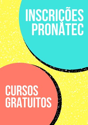 Inscrições Pronatec 2021