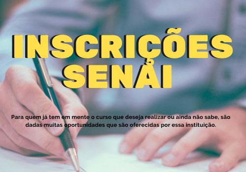 Cursos Gratuitos SENAI 2021