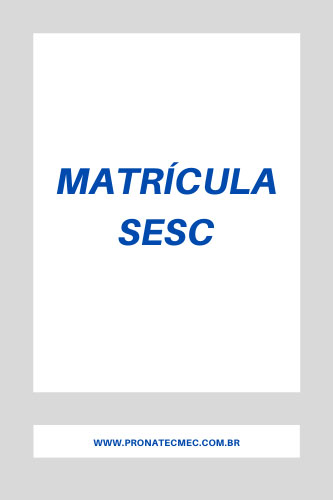 Matrícula SESC 2023