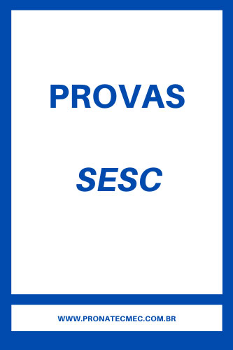 Processo Seletivo SESC 2021