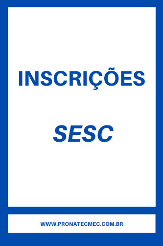 Processo Seletivo SESC 2021