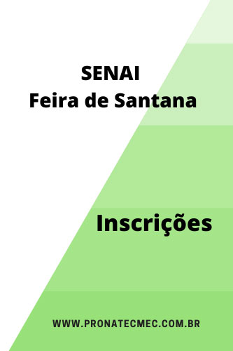 SENAI Feira de Santana 2021