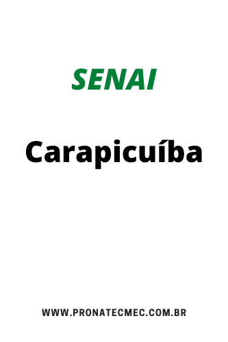 SENAI Carapicuíba 2021