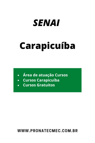 SENAI Carapicuíba 2021